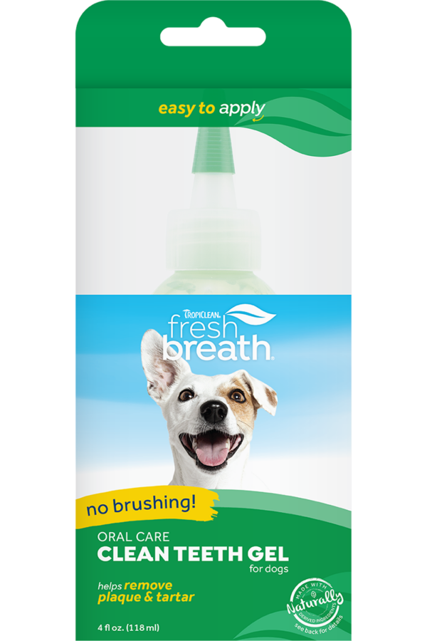TropiClean Fresh Breath Tandvårdsgel för Hund & Katt – 118 ml