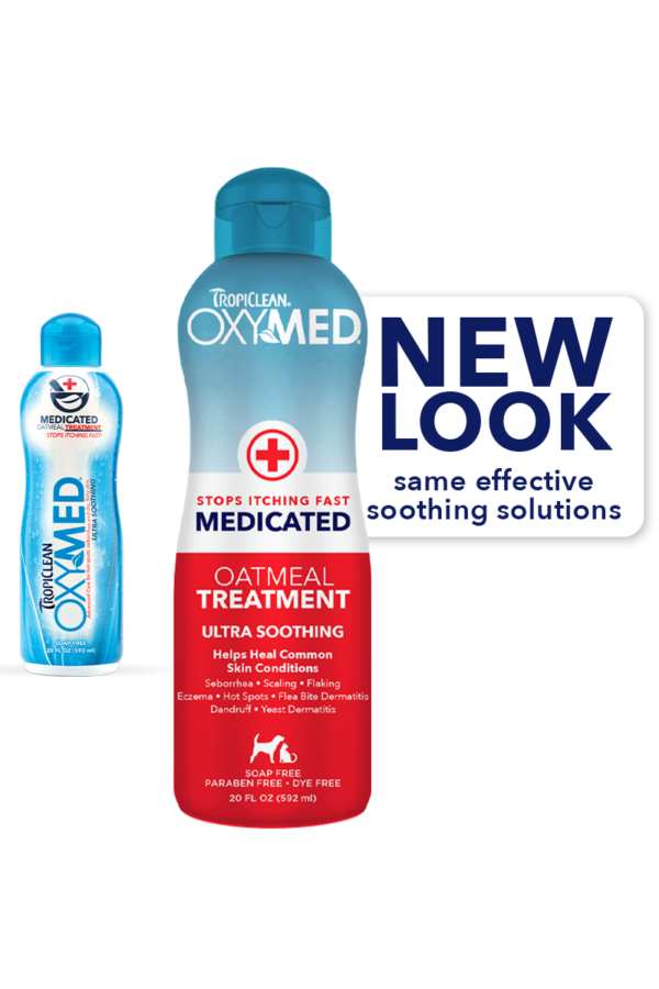 TropiClean OxyMed Behandlande Schampo för Hund & Katt – 592 ml