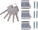 ABUS Oval Cylinder 3-pack inkl. 5 nycklar