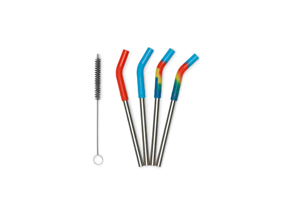 Klean Kanteen Straw 4 Pack - 8mm short – Multi Color