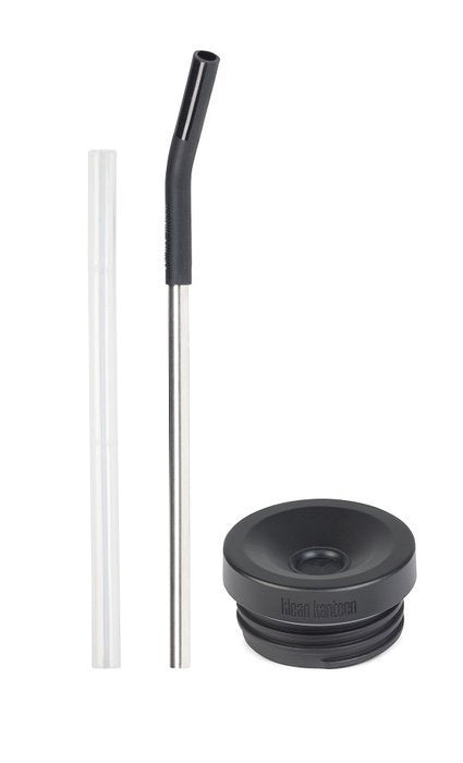 Klean Kanteen TKWide Straw Cap  – Black