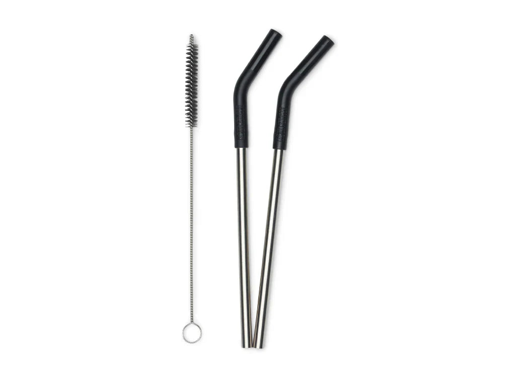 Klean Kanteen Straw 2 Pack - 8mm – Black