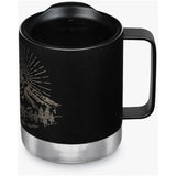 Klean Kanteen Camp Mug 355 ml (w/Tumbler Lid) – Mountain - Black