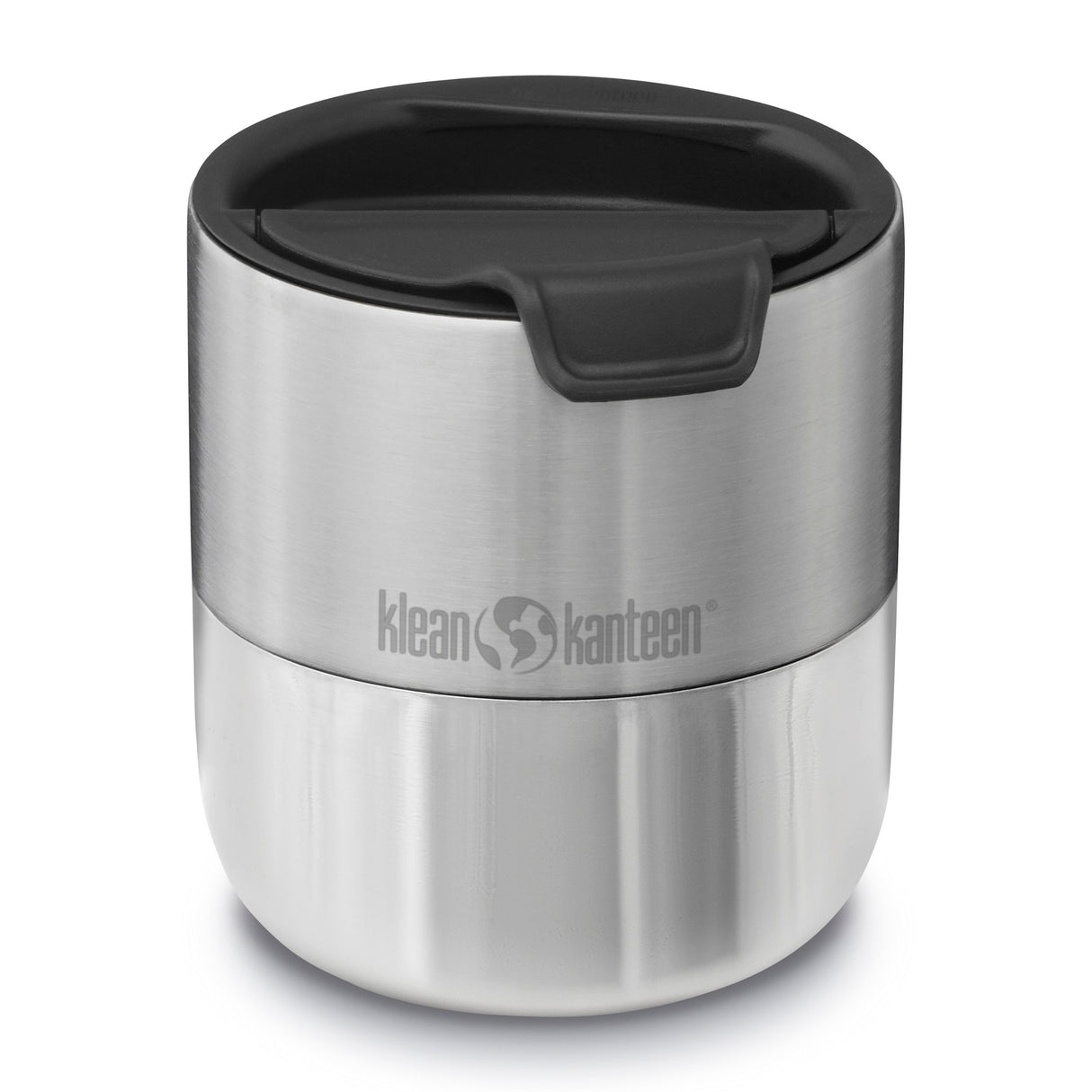 Klean Kanteen Rise Lowball Termosmugg i Rostfritt Stål 296 ml (flip Lid) – Brushed Stainless