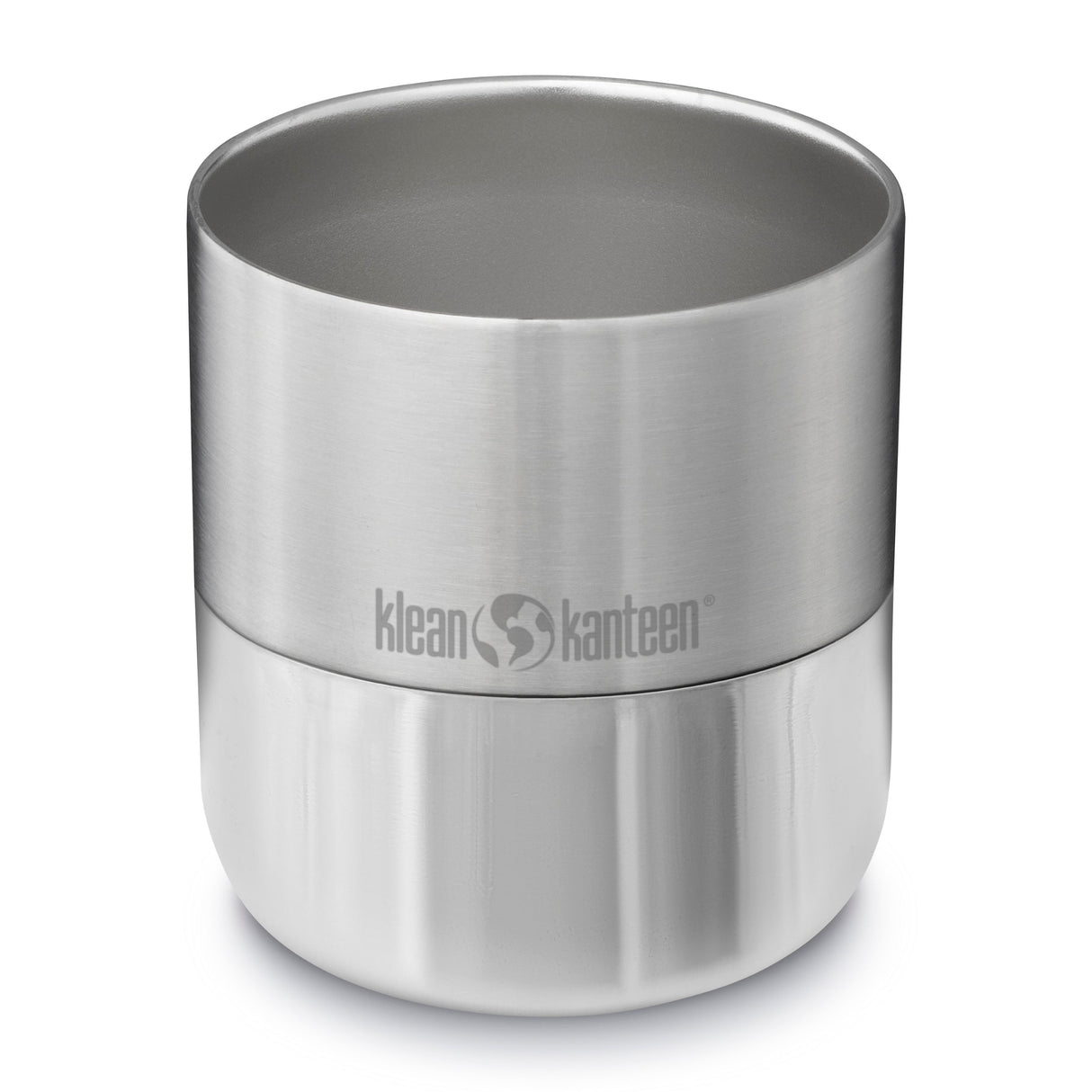 Klean Kanteen Rise Lowball Termosmugg i Rostfritt Stål 296 ml (flip Lid) – Brushed Stainless