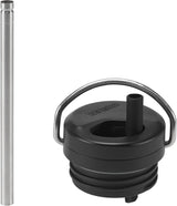 Klean Kanteen TKWide Twist Cap w/ Straw Kit – Black