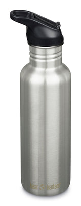 Klean Kanteen Classic Vattenflaska i Rostfritt Stål 798 ml (flip Seal Sport Cap) – Brushed Stainless