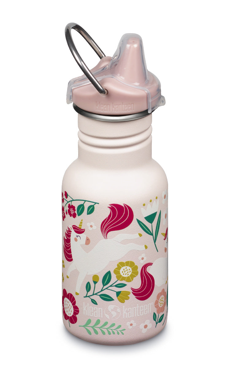Klean Kanteen Kid Classic Narrow 355 ml (w/ Kid Sippy Cap) – Leaping Unicorns