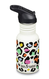 Klean Kanteen Kid Classic Narrow 355 ml (w/ Flip Seal Sport)  – Leopard Print