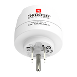 SKROSS Reseadapter Europa till USA m.fl. Jordad