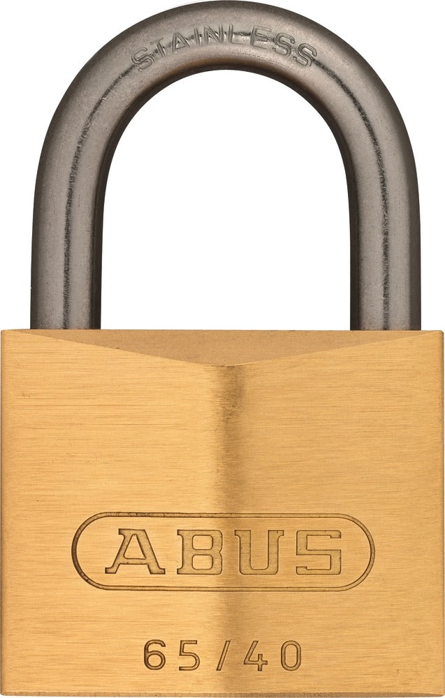 ABUS Hänglås 65IB/40 – Rostfritt – Klass 1 – 2-pack