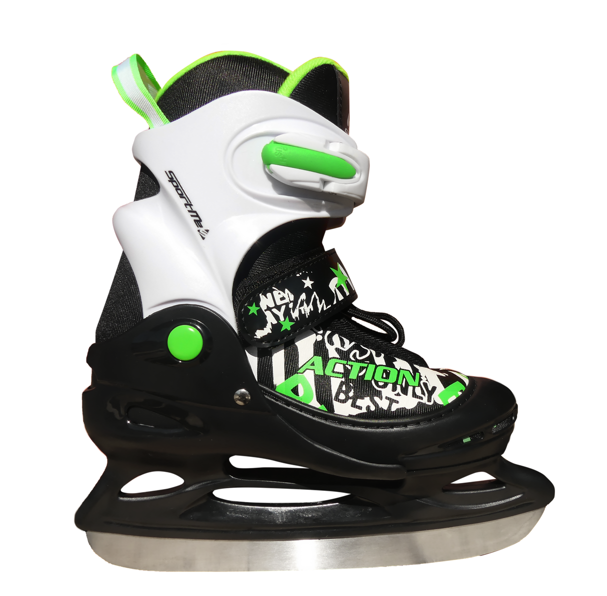 SportMe Skridsko Grön stl 26-29