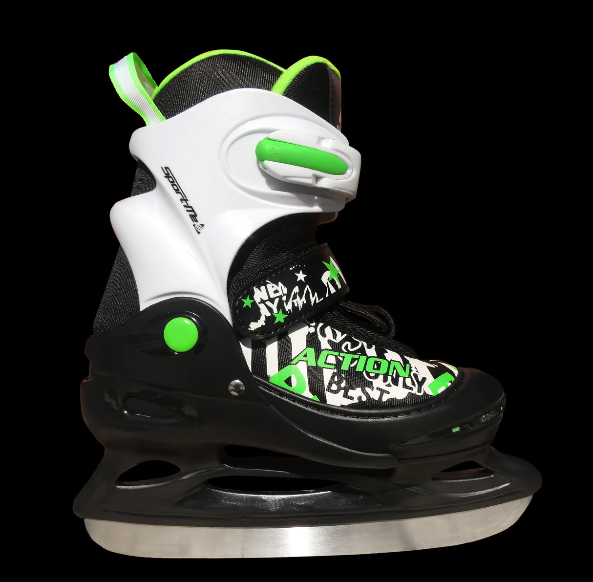 SportMe Skridsko Grön stl 34-37