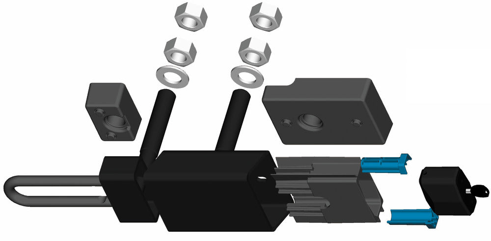 ABUS Containerlås ConHasp 215/100 – Granit 37RK/70 – HB100