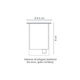 LightsOn Capella In-ground-markspot 270lm Ø6,5cm