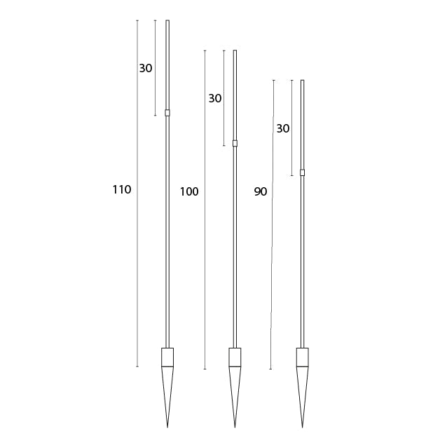 LightsOn Stix Tre smala designljusstrån
