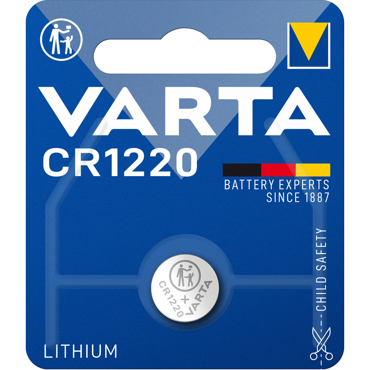 Varta CR1220 3V Lithium Knappcellsbatteri 1-pack