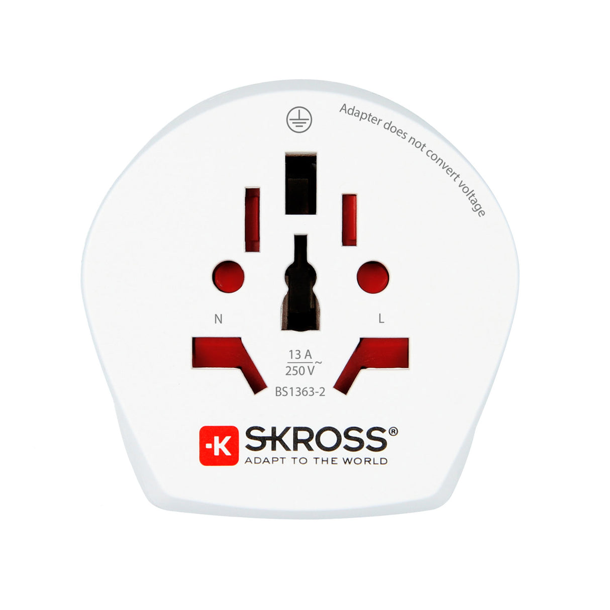 SKROSS Reseadapter Combo Världen till Sydafrika + Europa Jordad