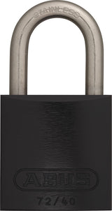 ABUS 72IB/40 Hänglås Aluminium 40 mm Säkerhetsnivå 6 för Elskåp Industri LOTO