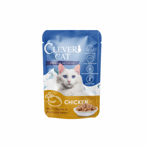 Clever Cat Pouches 12-pack mixed flavors