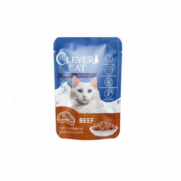 Clever Cat Pouches 12-pack mixed flavors