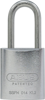 ABUS Hänglås Titalium 83TIIB/50 – hög bygel (HB50) O utan (Oval-) cylinder