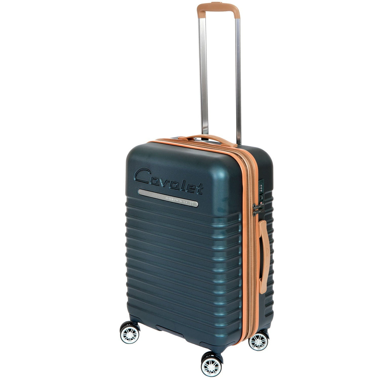 Cavalet Pasadena Medium – Dark Blue/Tan Resväska