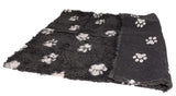 Active Canis Vetbed 75x60cm, Small grey with paws