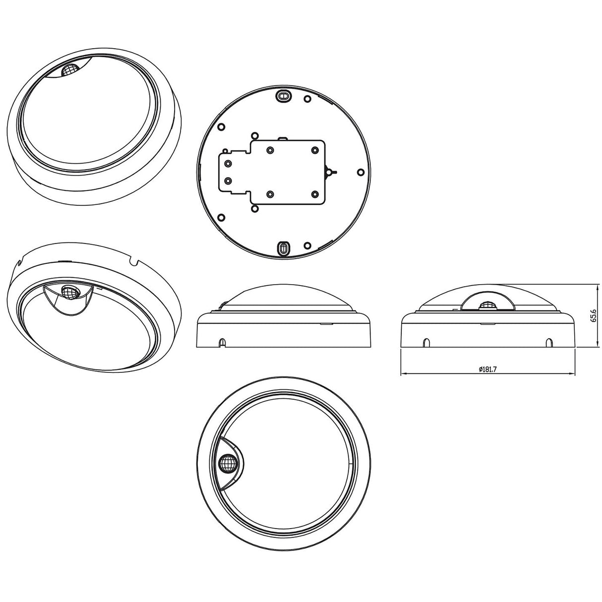 Philips ProjectLine Vägglampa 15 W 1400 lm IP54 Sensor
