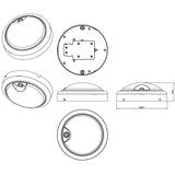 Philips ProjectLine Vägglampa 15 W 1400 lm IP54 Sensor