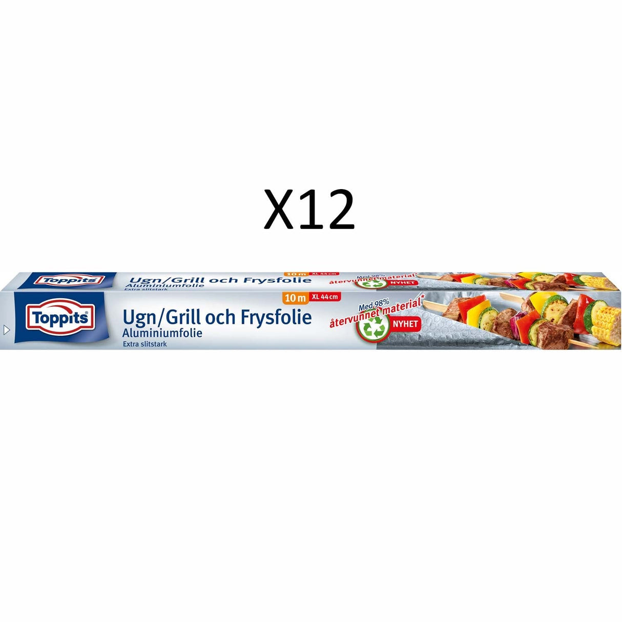 Toppits Ugn, Grill&Frysfolie 44cmX10m (Obs 12st DFP)