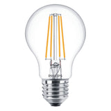 Philips 3-pack LED E27 Normal Klar 60W 806lm