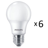Philips 6-pack LED E27 Normal Frost 60W 806lm