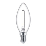 Philips LED E14 Kron 15W Klar 136lm