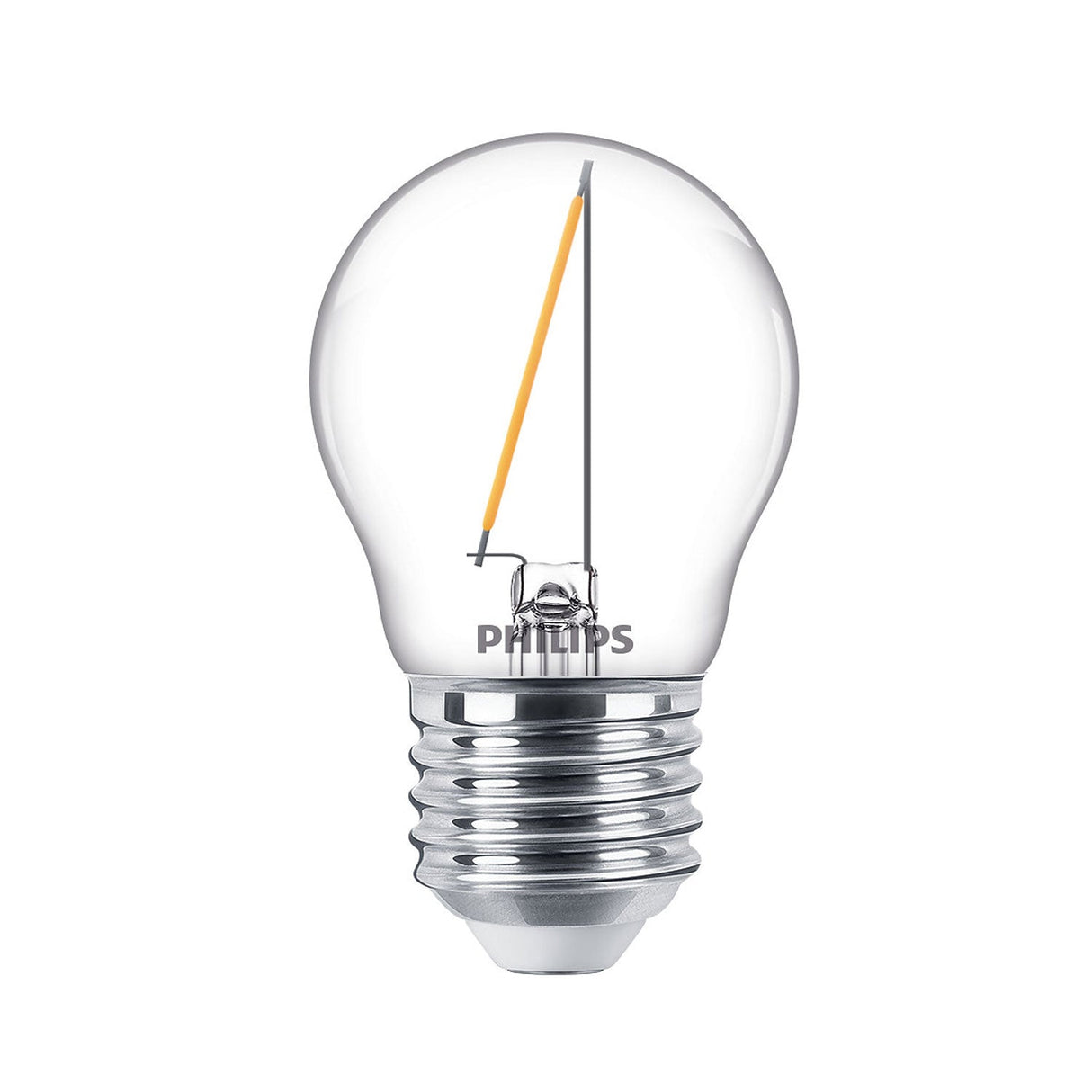 Philips LED E27 Klot 15W Klar 136lm