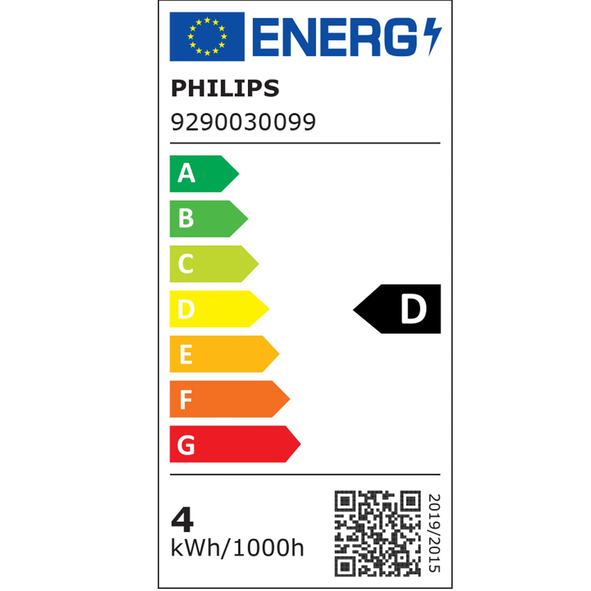 Philips LED E27 Normal 3,4W (40W) Klar Dim WarmGlow 470lm