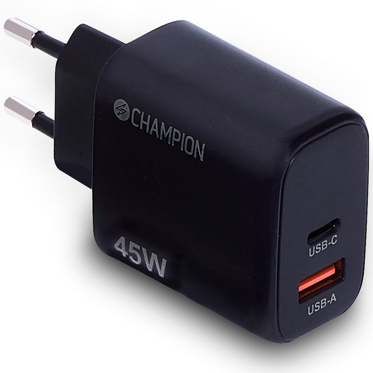 Champion Laddare 45W PD/QC - Svart