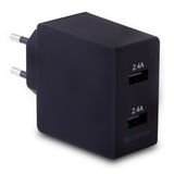 Champion Laddare 24W 2-Port - Svart