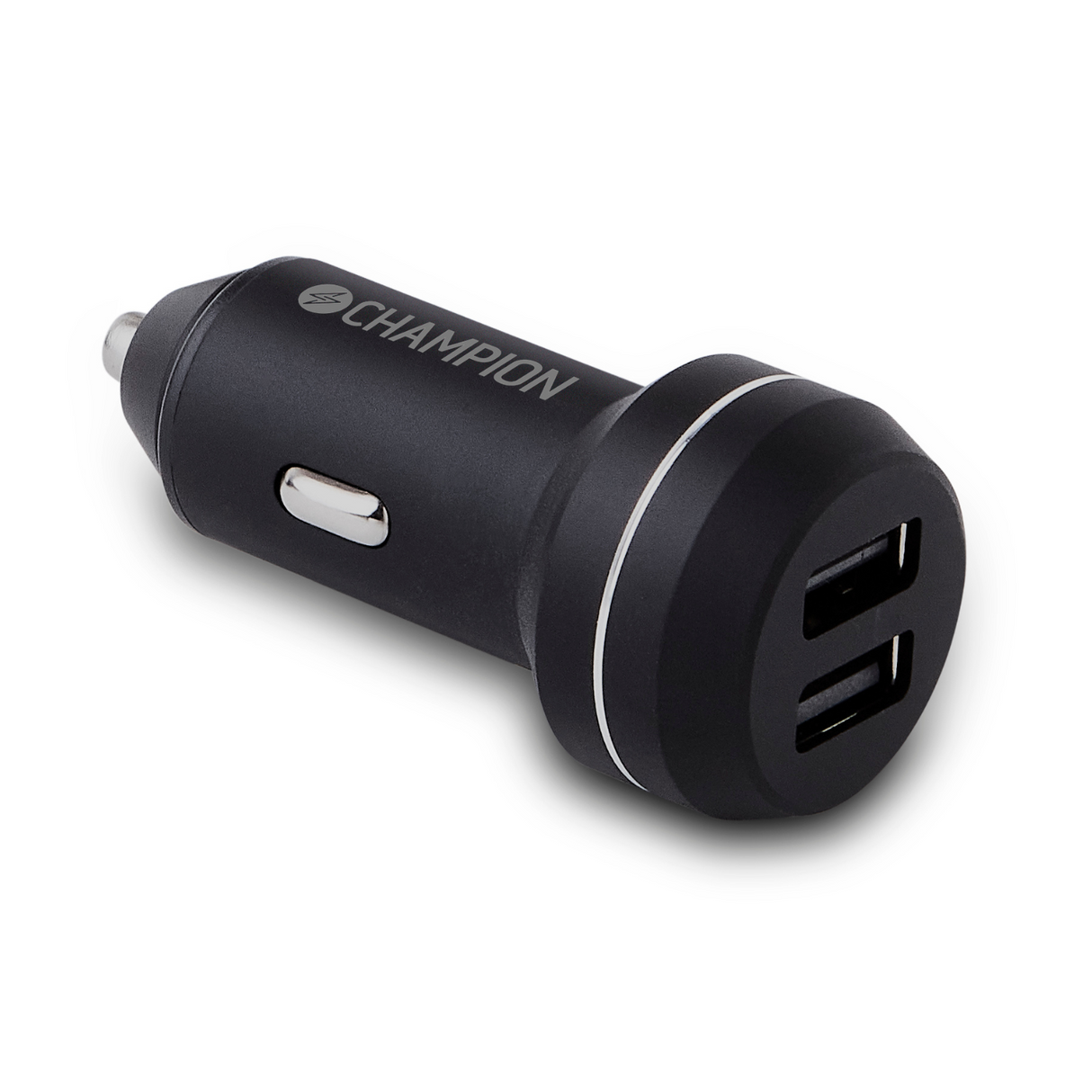 Champion Billaddare 24W 2-Port - Svart