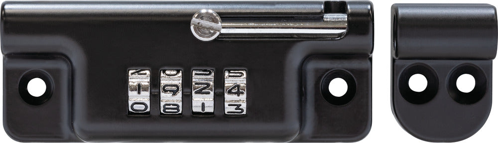ABUS Skjutregel 322/112 svart med kod