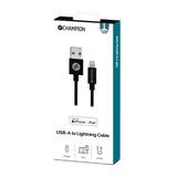 Champion USB-A till Lightning Kabel 2m - Svart