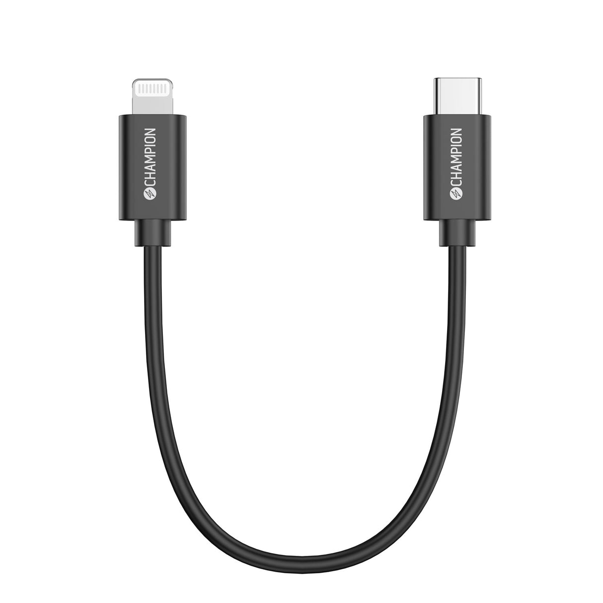 Champion USB-C till Lightning Kabel 30cm - Svart