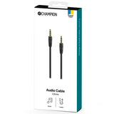Champion 3,5mm Audiokabel 1m - Svart