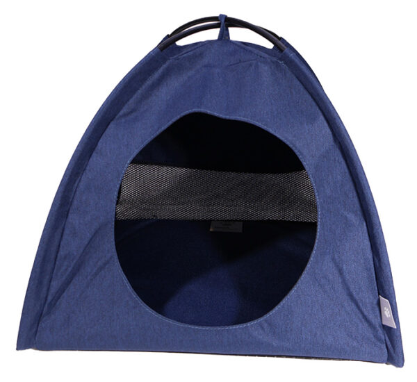 Danish Design Pop-Up Tält för Katt – Blå, 36 × 39 × 39 cm