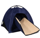 Danish Design Pop-Up Tält för Katt – Blå, 36 × 39 × 39 cm