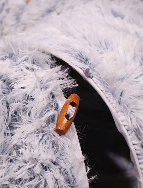 Danish Design Fur Grey Cat Tunnel