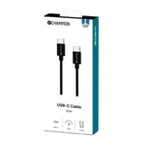 Champion USB-C Kabel 60W 1m - Svart