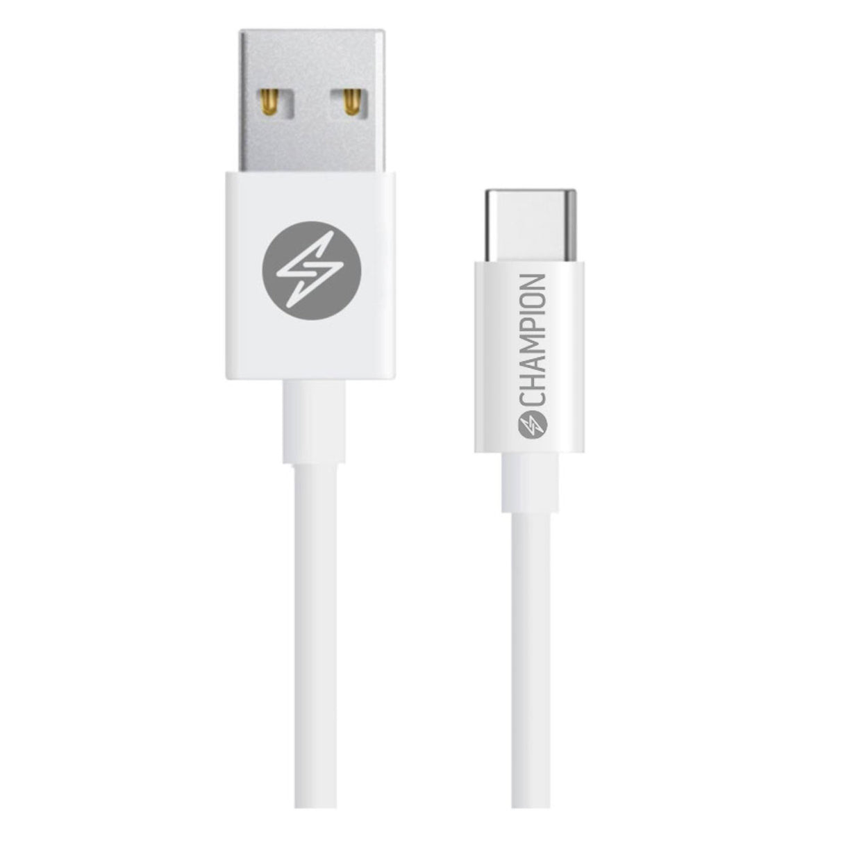 Champion USB-A till USB-C Kabel 2m - Vit