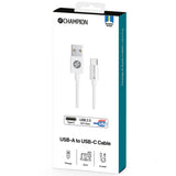 Champion USB-A till USB-C Kabel 3m - Vit