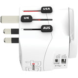 SKROSS Världsreseadapter PRO Light USB AC30PD World PD 30W Jordad